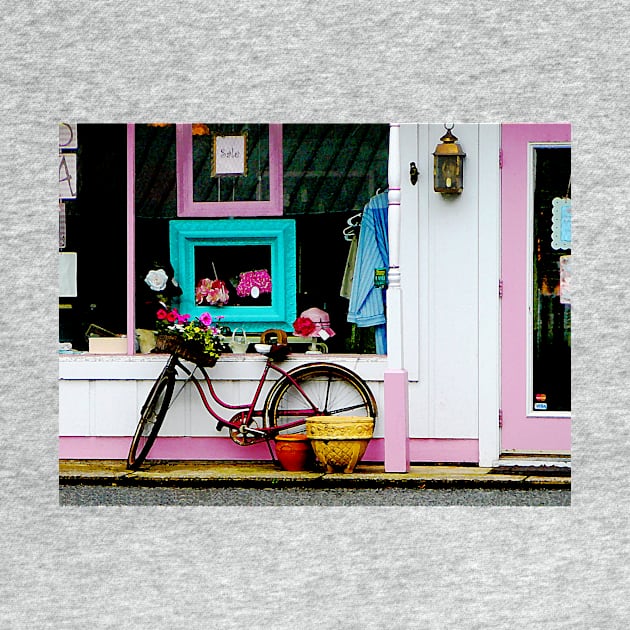 Bicycles - Bicycle By Antique Shop by SusanSavad